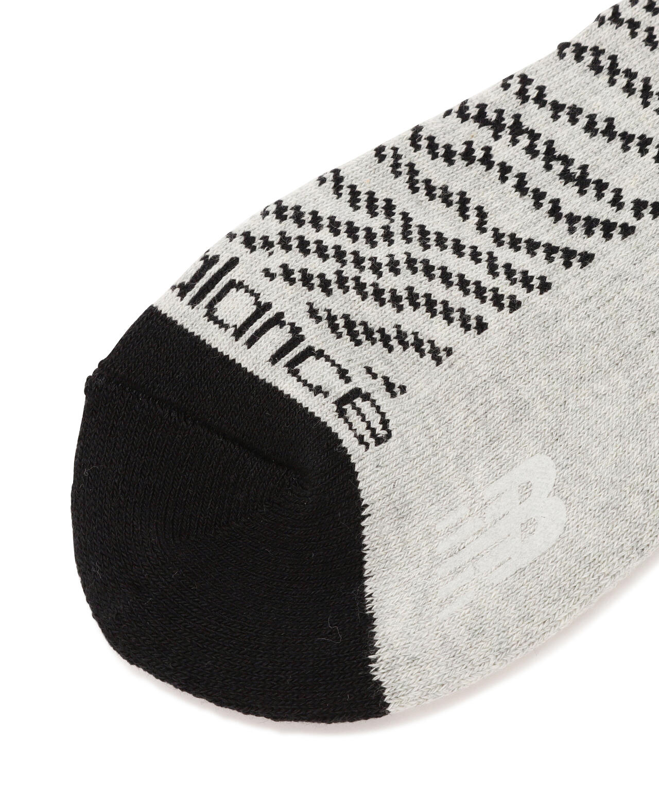 ストライプゼブラ柄 アンクルソックス (WOMENS)