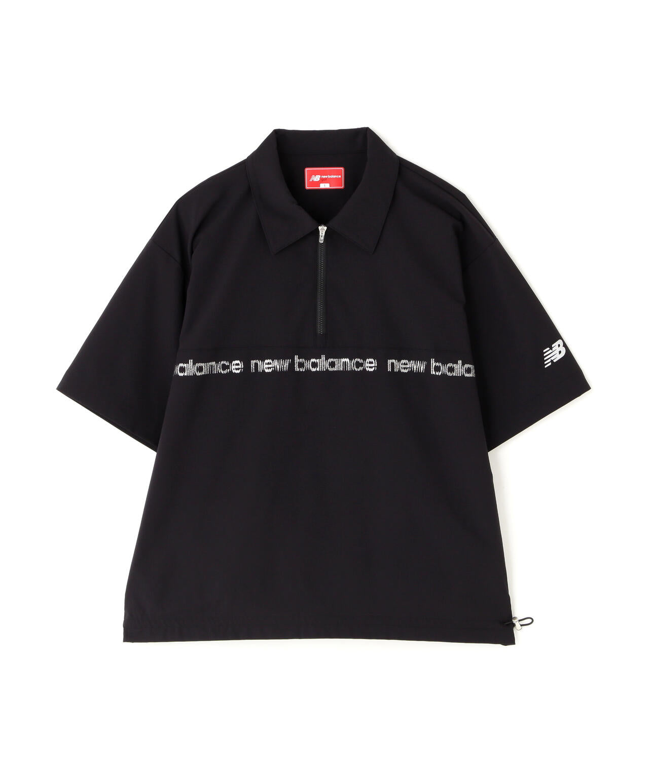 new balance ブラック ハーフジップ シャツ 撥水 ハーフジップ シャツアウター (WOMENS) | new balance golf
