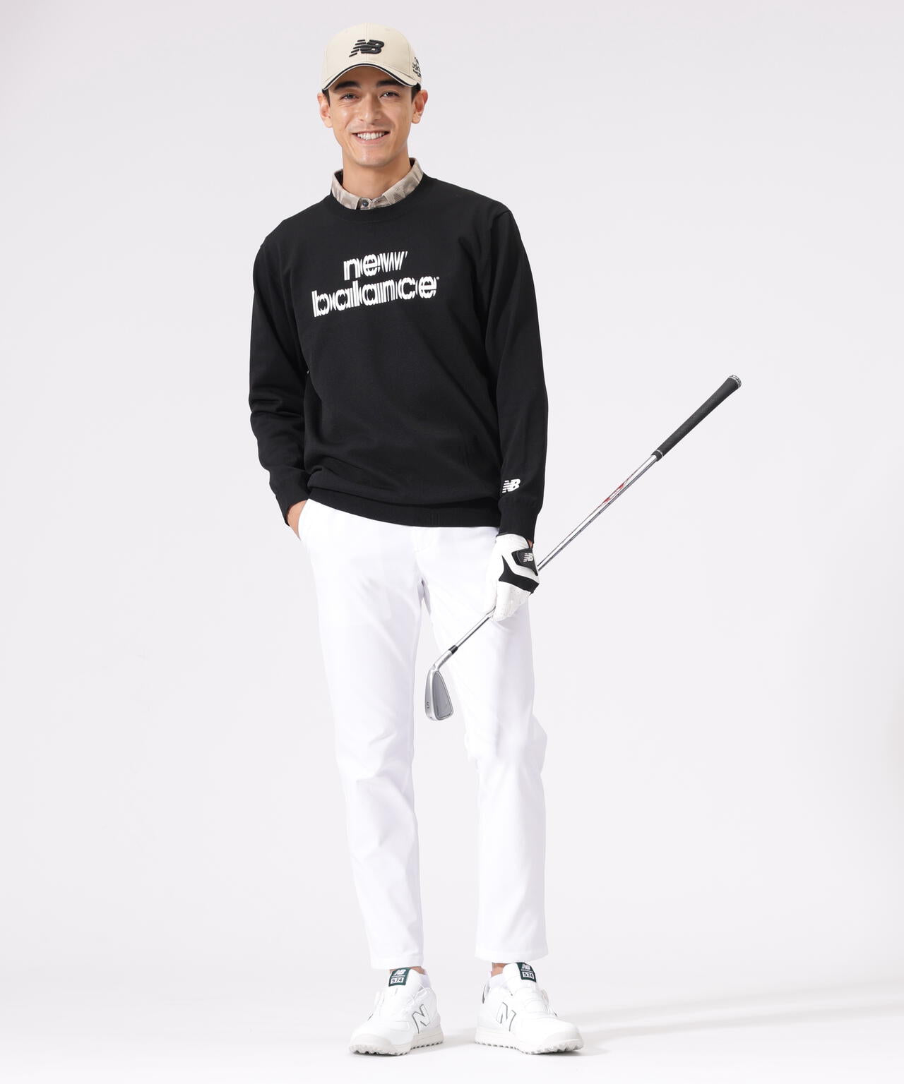 new ba lance go l f パンツ 撥水 防透 ロングパンツ (MENS) | new balance golf（ニューバランス