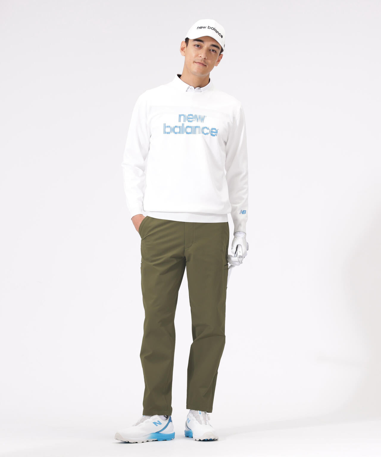 撥水 ワイド テーパード ロングパンツ (MENS) | new balance golf