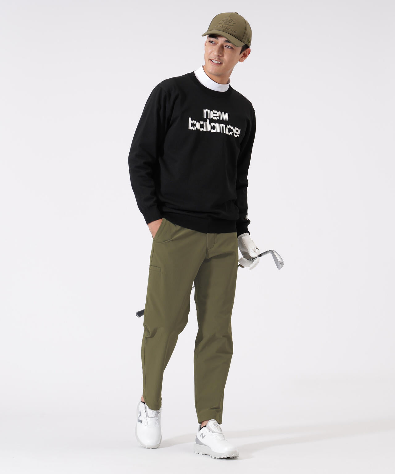 撥水 ワイド テーパード ロングパンツ (MENS) | new balance golf