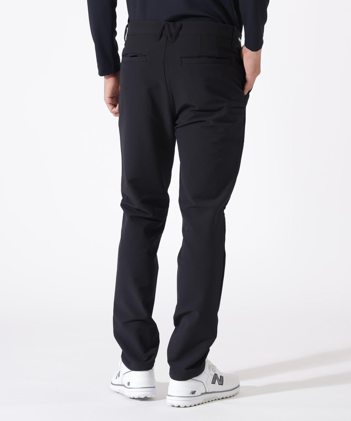 メランジ 裏起毛 ロングパンツ (MENS)
