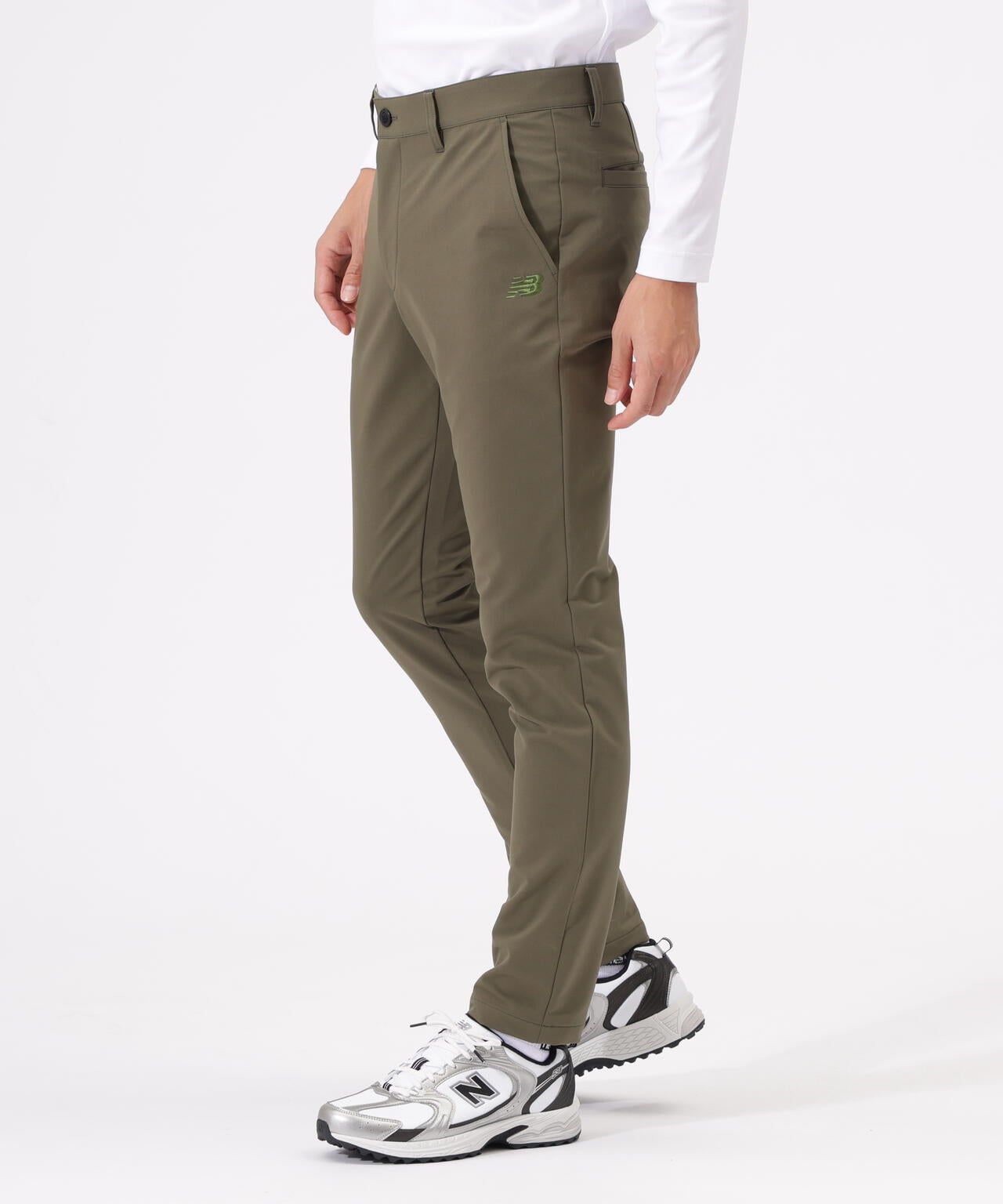 New Balance Golf パンツ カーキ サイズ3(w72-76) 直営店舗限定】撥水 軽量 スリム ロングパンツ (MENS) | new balance