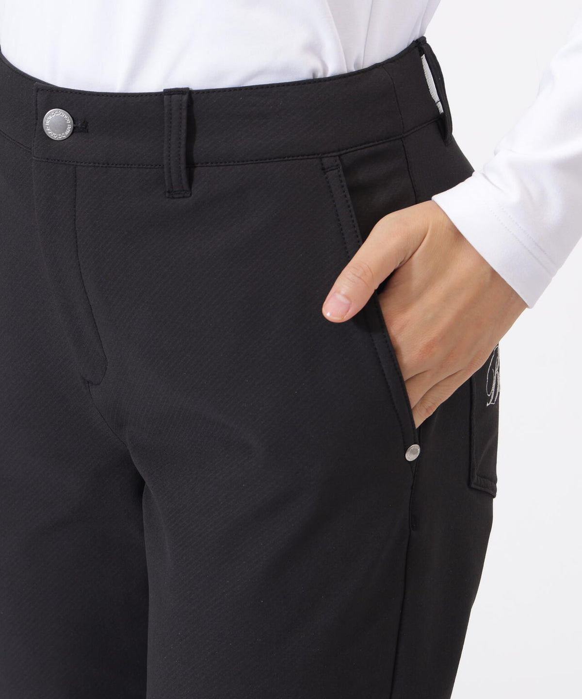 裏起毛 テーパード ロングパンツ (WOMENS)