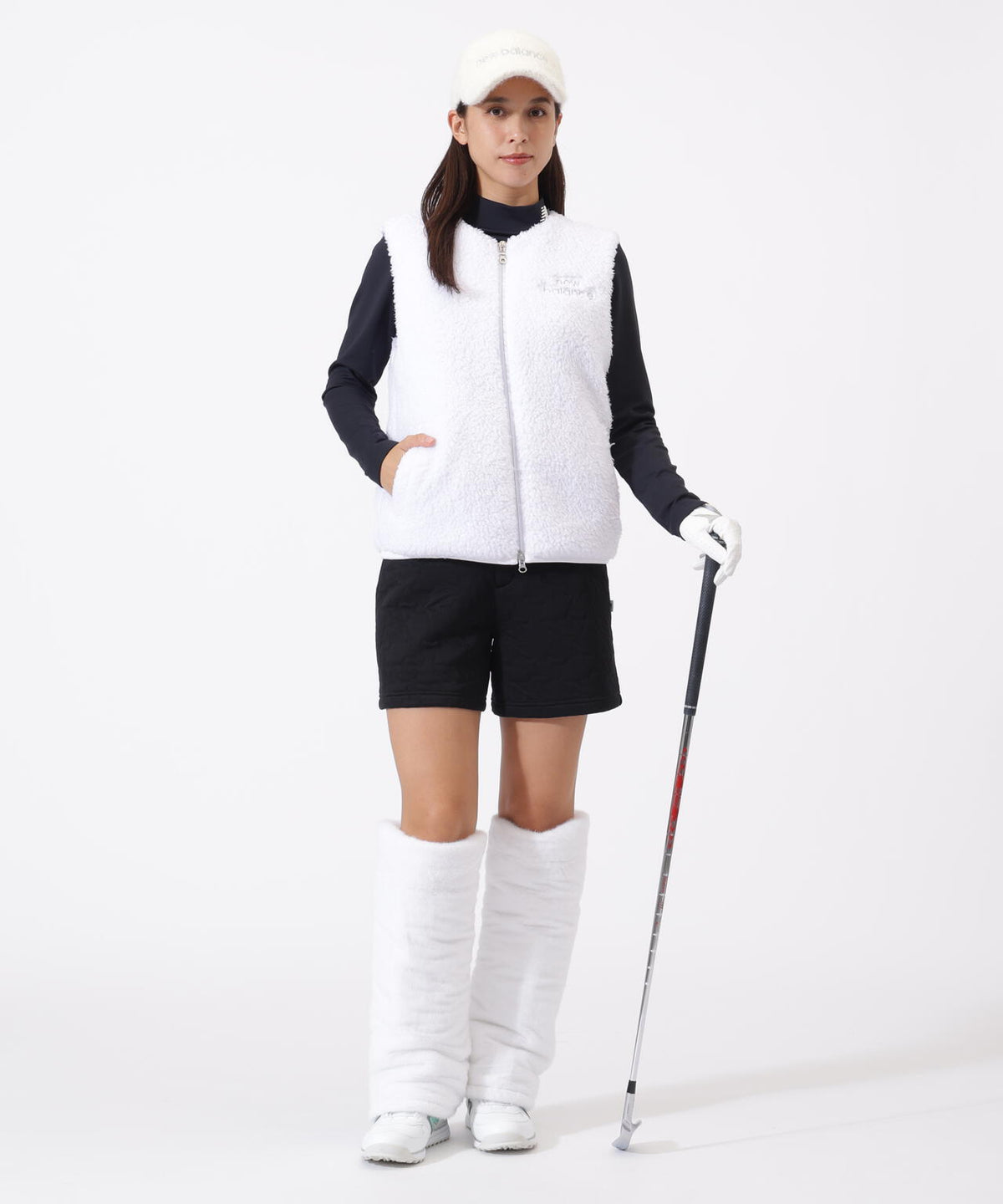 Nサークル柄 キルト キュロット (WOMENS)