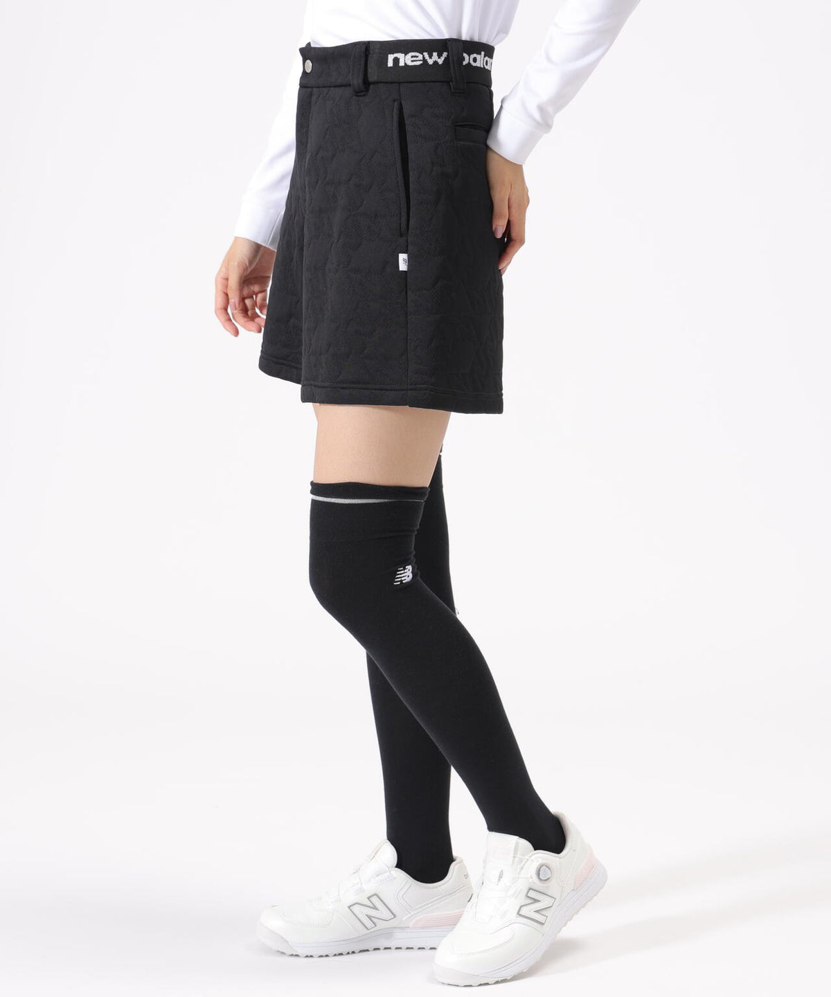 Nサークル柄 キルト キュロット (WOMENS)