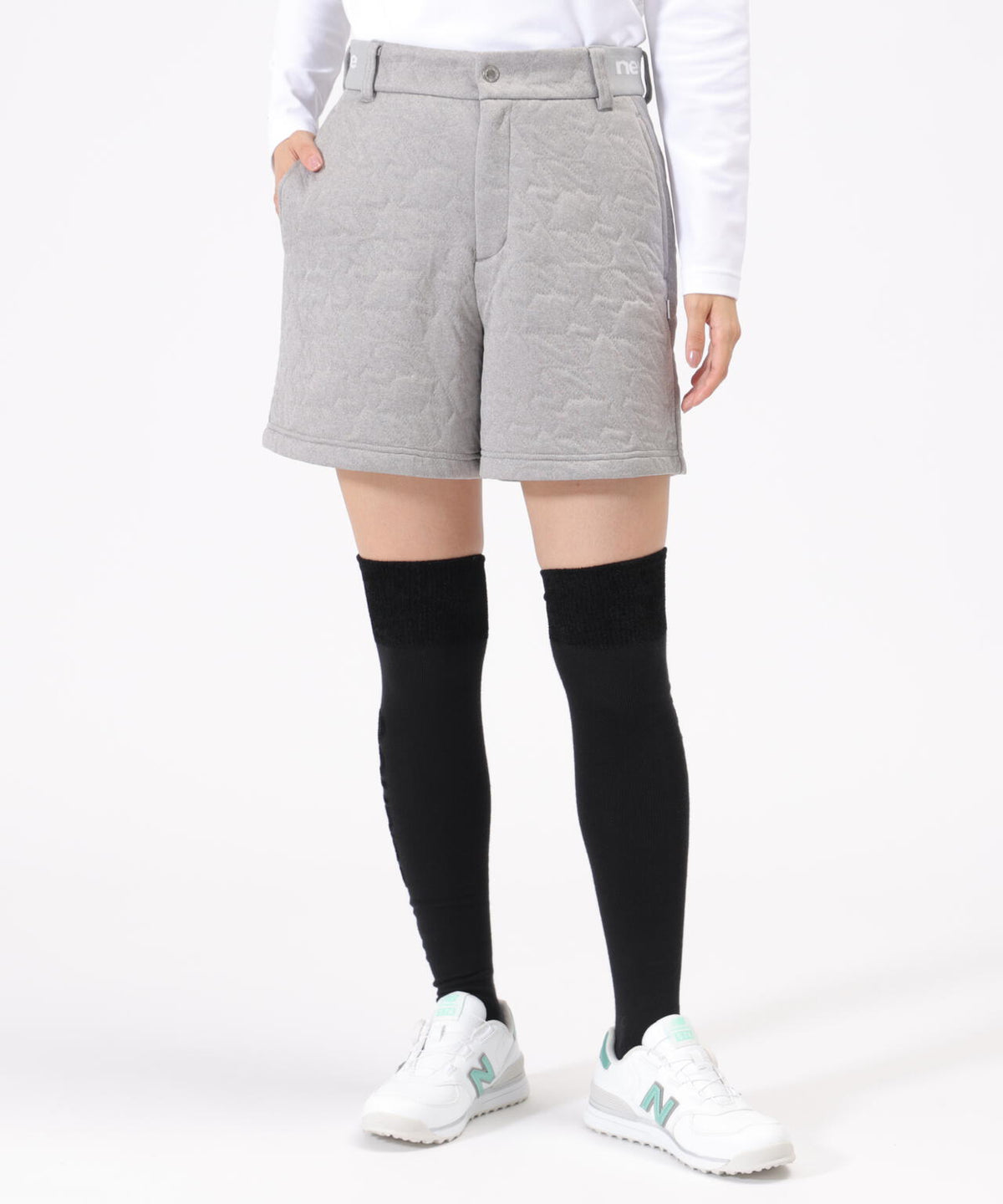 Nサークル柄 キルト キュロット (WOMENS)