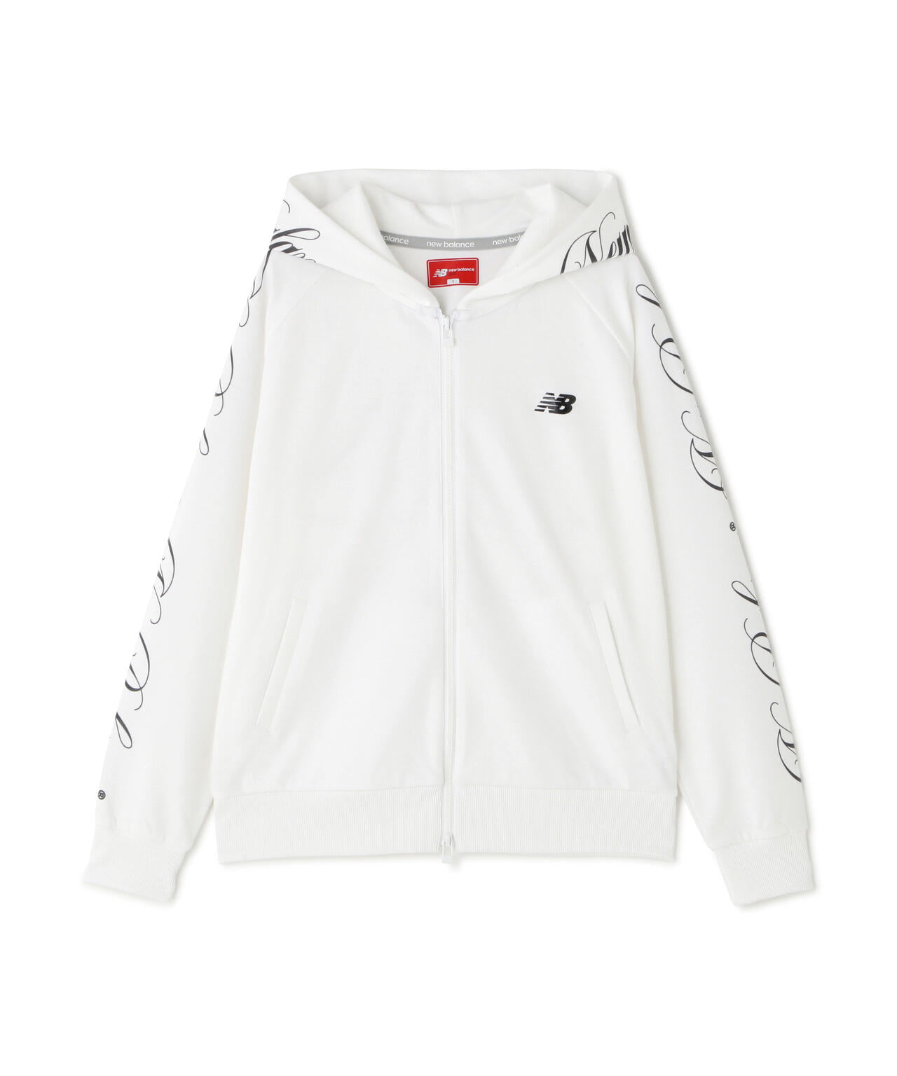 NEW BALANCE GOLF パーカー 2 L レディース 白 ロゴ シグネチャーロゴ スウェット フルジップ フーディー (WOMENS) | new