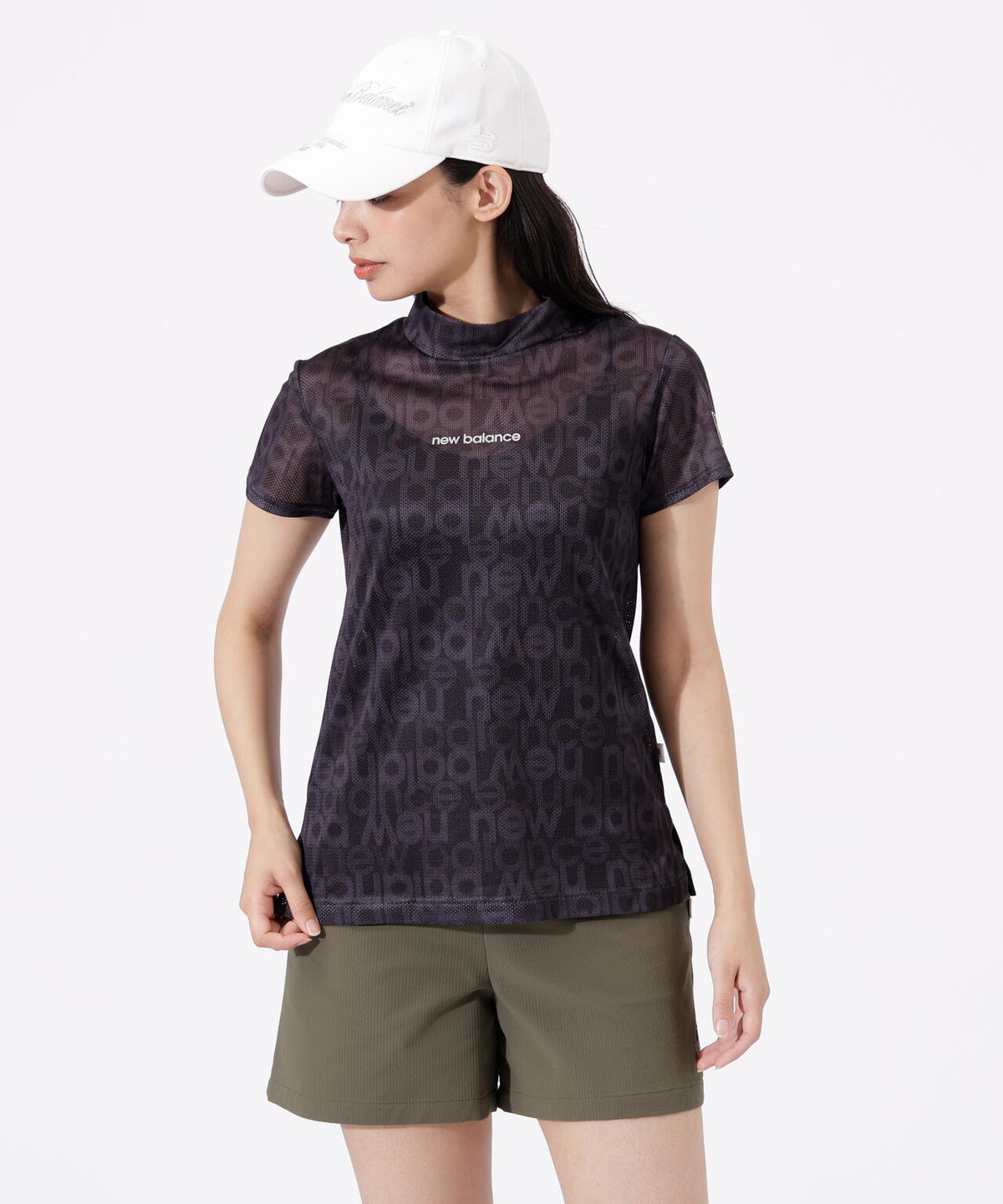 直営店舗限定】ショートスリーブ モックネック プルオーバー (WOMENS 