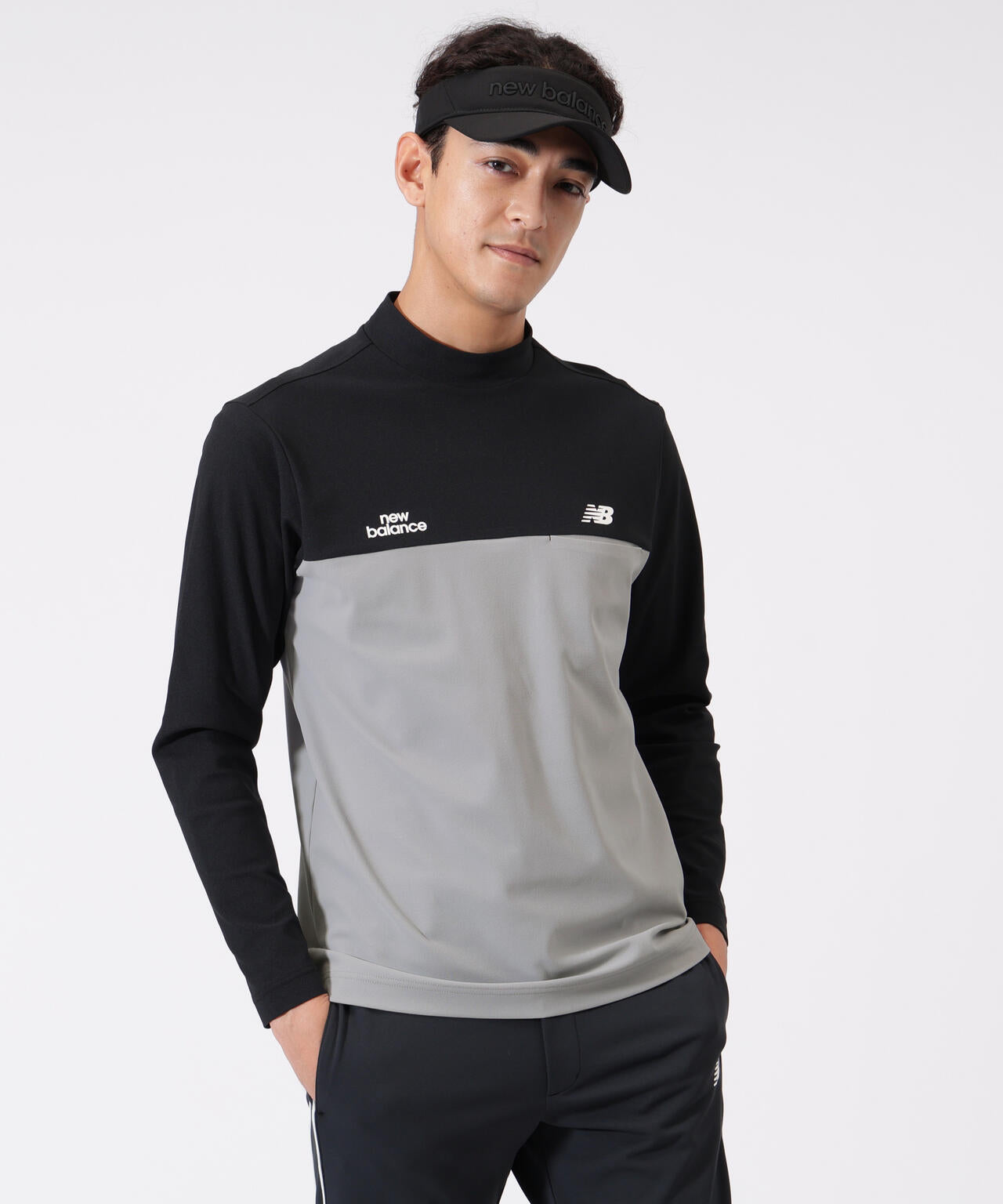 長袖 モックネック プルオーバー (MENS) | new balance golf
