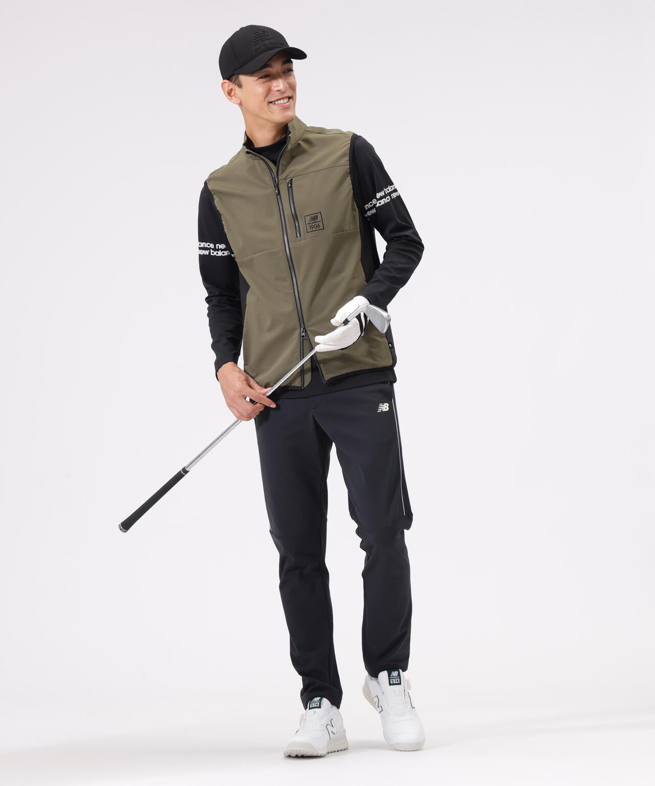 長袖 モックネック プルオーバー (MENS) | new balance golf