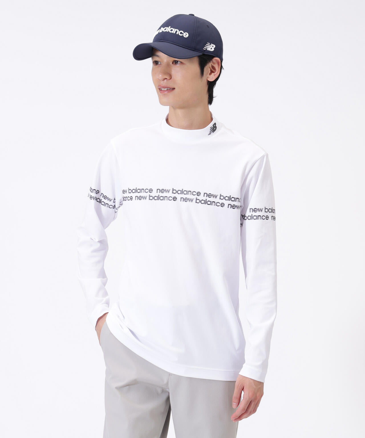 長袖 モックネック プルオーバー (MENS) | new balance golf