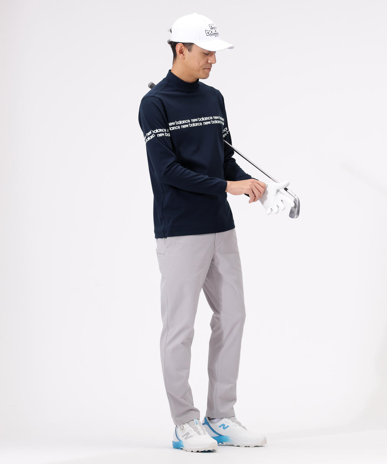長袖 モックネック プルオーバー (MENS) | new balance golf