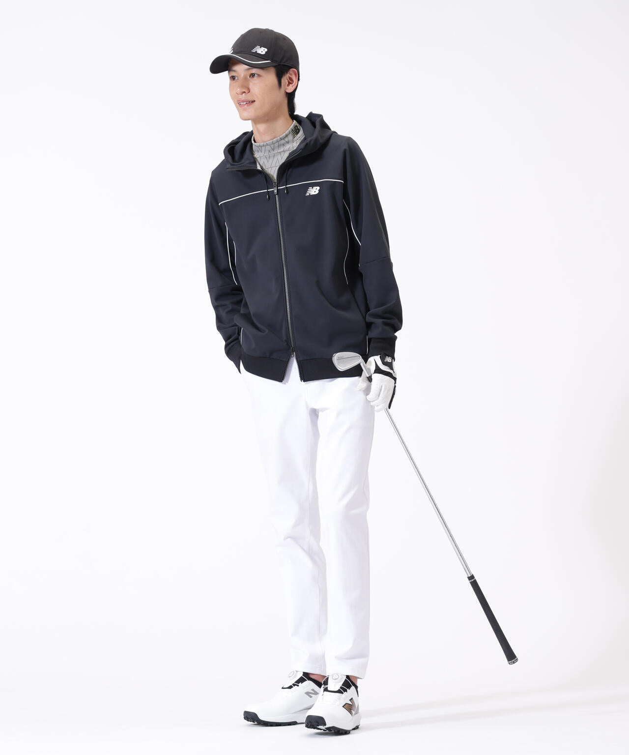 UV 長袖 モックネック プルオーバー (MENS) | new balance golf
