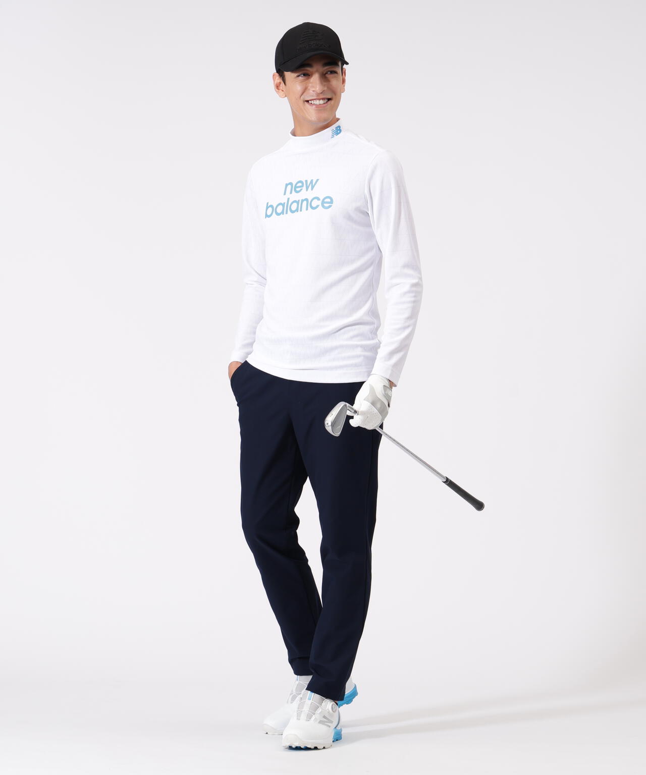 UV 長袖 モックネック プルオーバー (MENS) | new balance golf