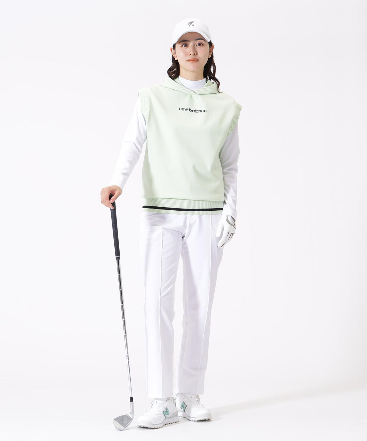 UV 長袖 モックネック プルオーバー (WOMENS)