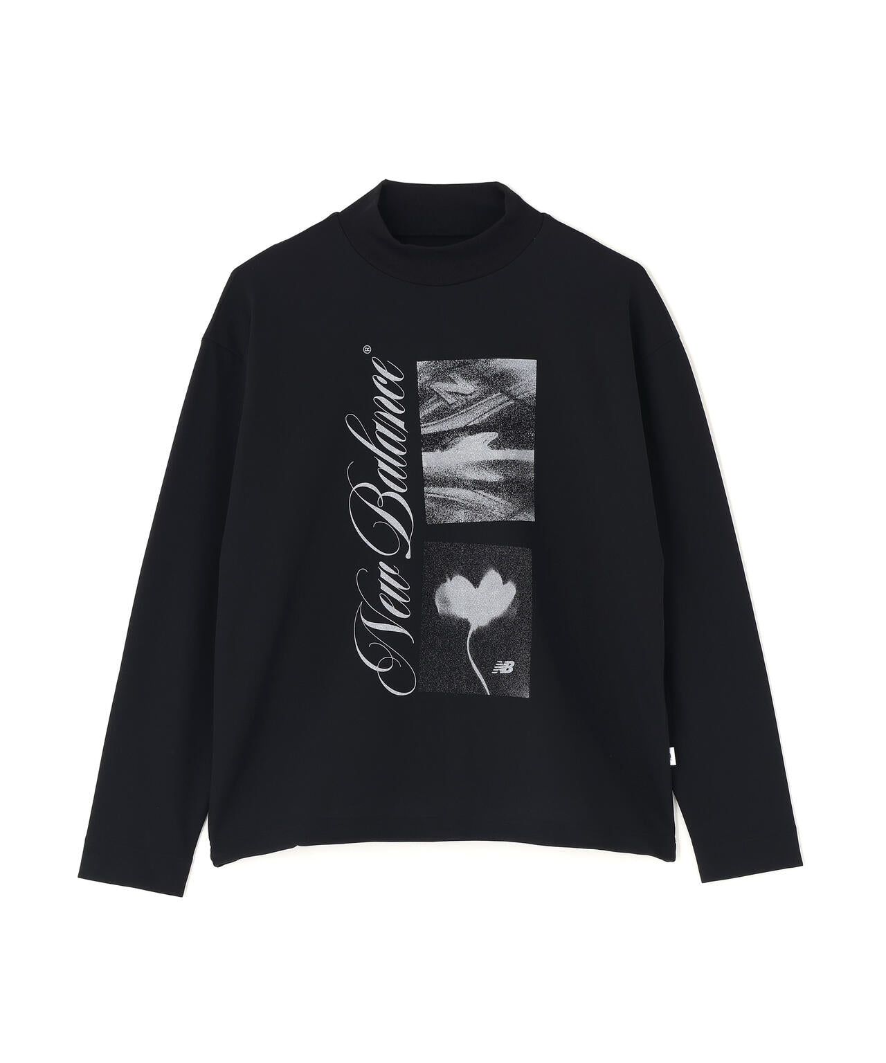 ロゴ×フラワー UV 長袖 モックネック プルオーバー (WOMENS)