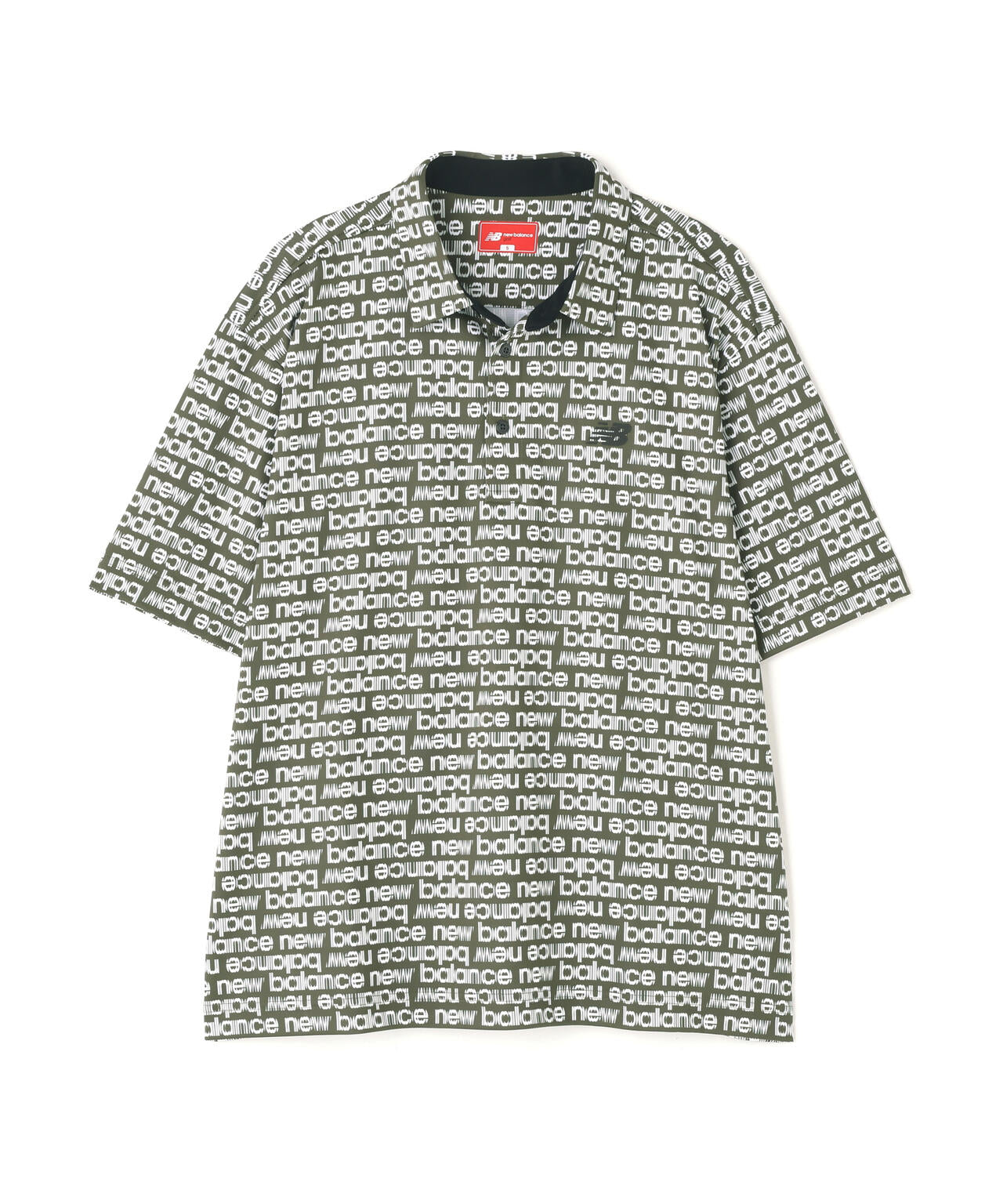 超速乾 総柄 ハーフスリーブ カラーシャツ (MENS) | new balance golf