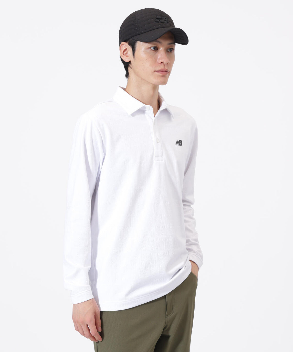 総柄 長袖 カラーシャツ (MENS)