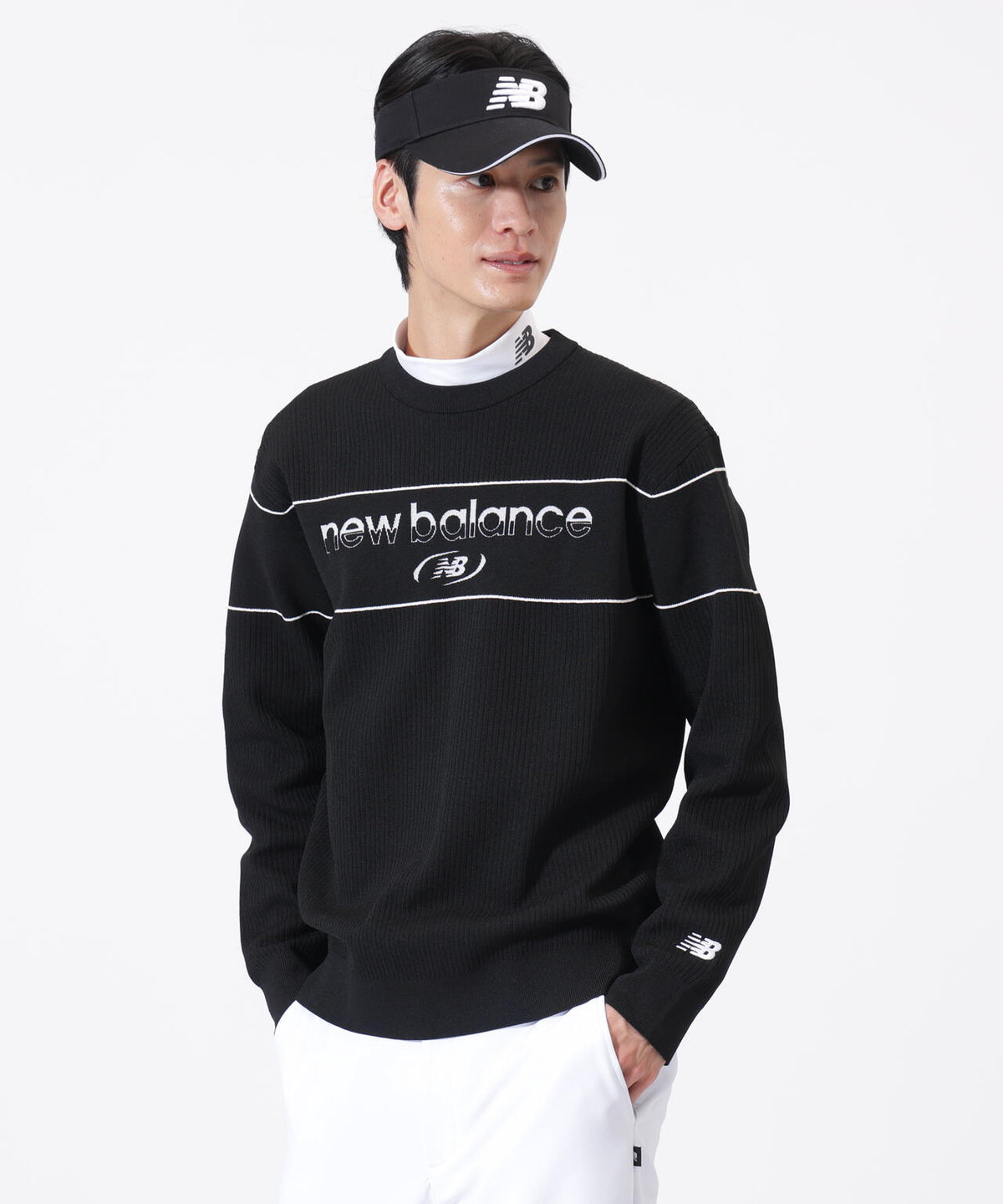 クルーネック ニット プルオーバー (MENS)