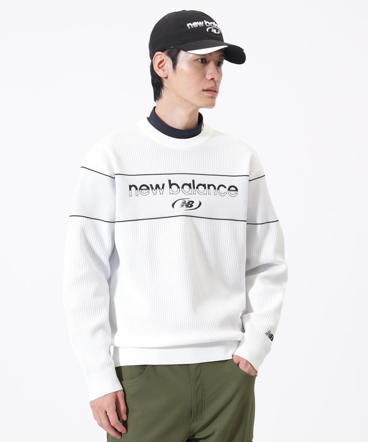 クルーネック ニット プルオーバー (MENS)