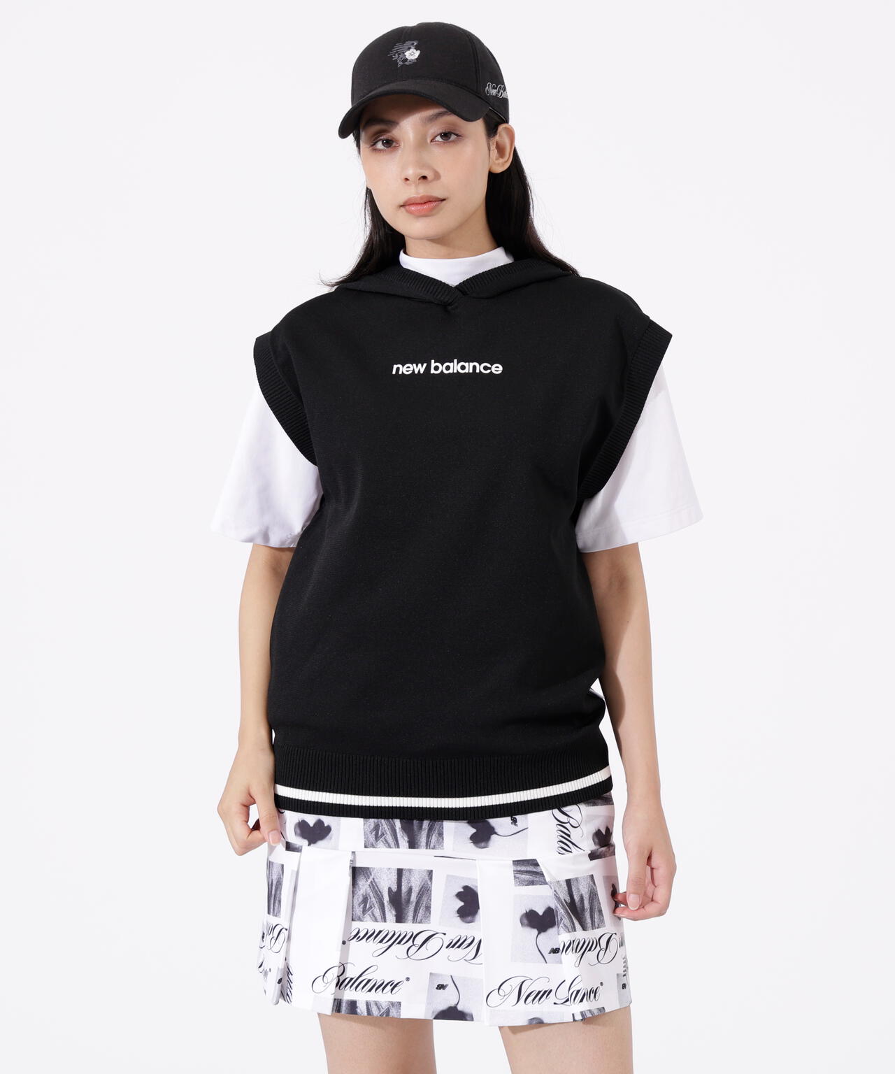 スリーブレス ニット フーディー (WOMENS) | new balance golf
