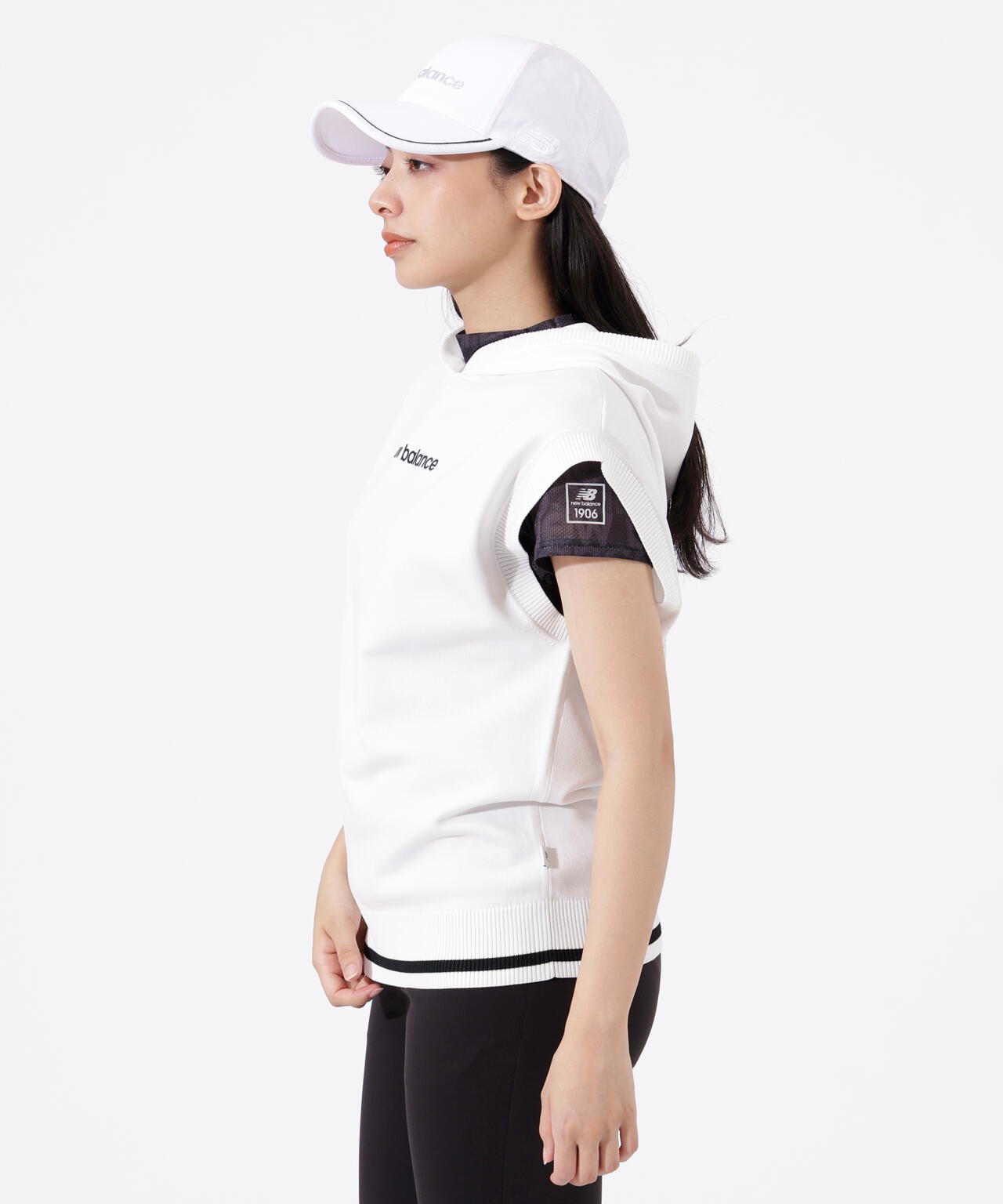 スリーブレス ニット フーディー (WOMENS) | new balance golf