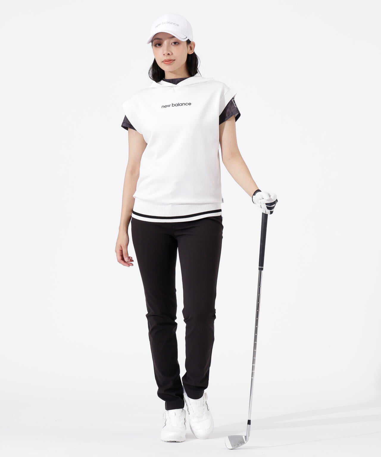 new balance レディース ゴルフウェア 3点まとめ売り　サイズ1 スリーブレス ニット フーディー (WOMENS) | new balance golf