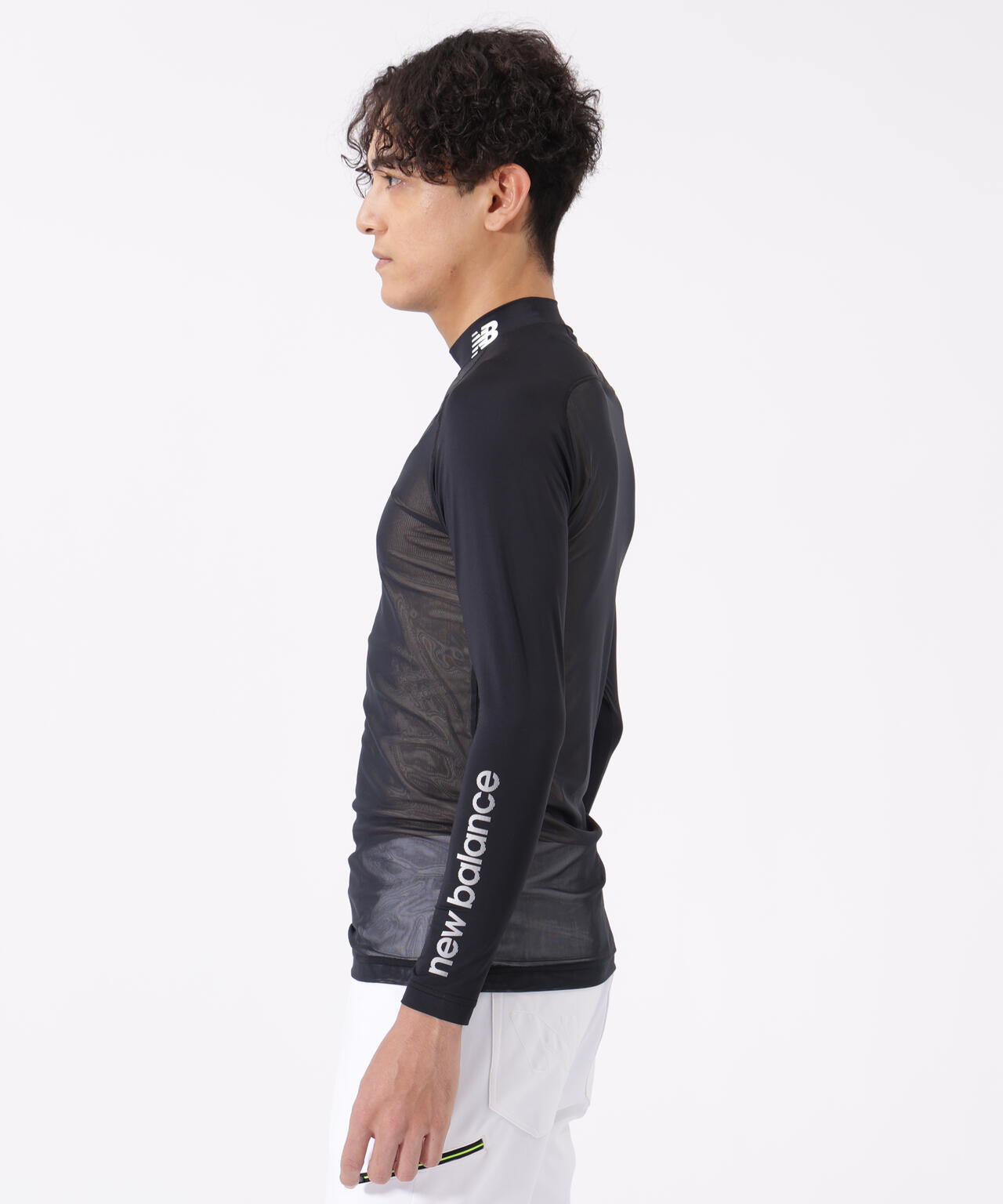 UV 接触冷感 モックネック インナー プルオーバー (MENS) | new