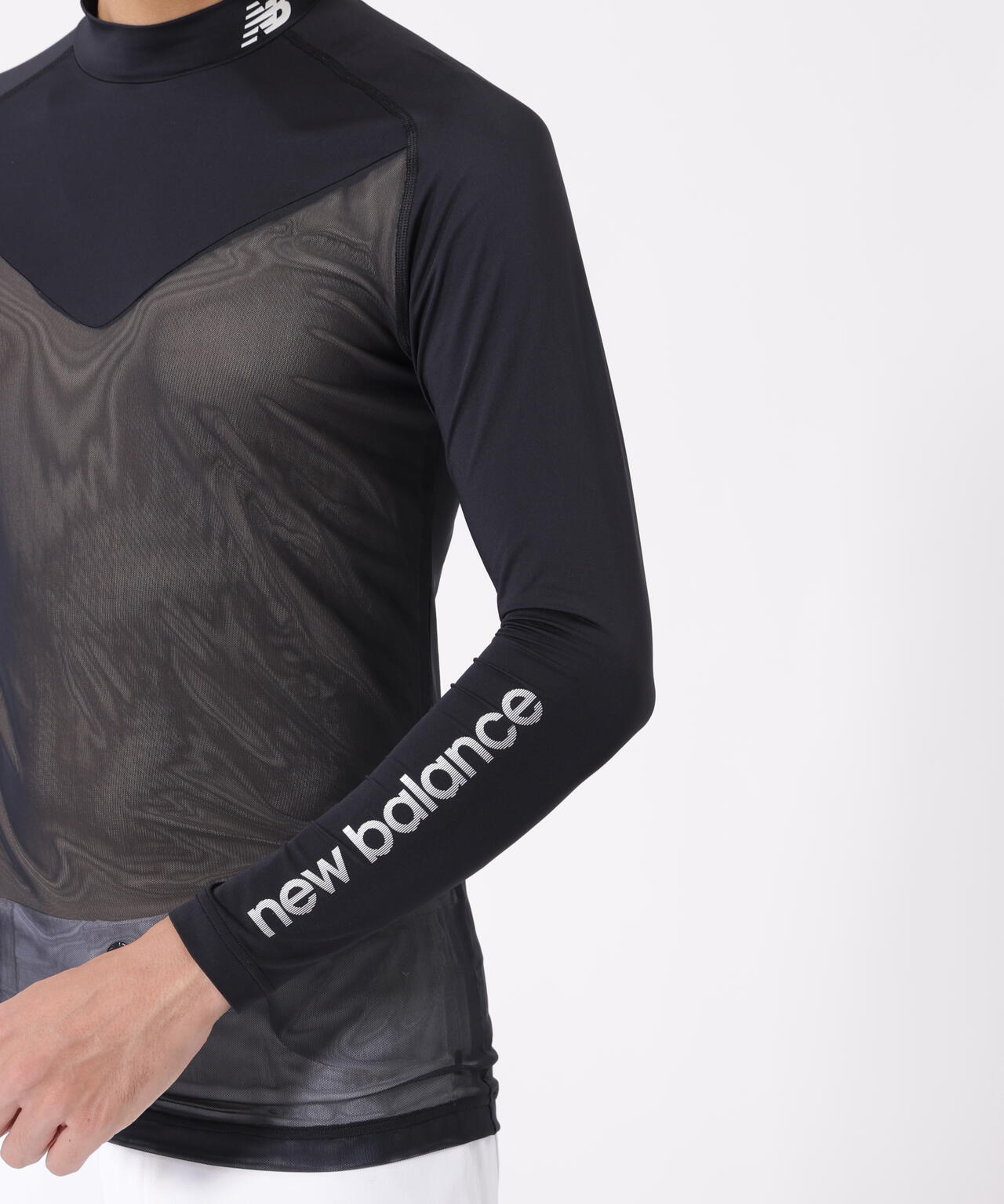 UV 接触冷感 モックネック インナー プルオーバー (MENS) | new