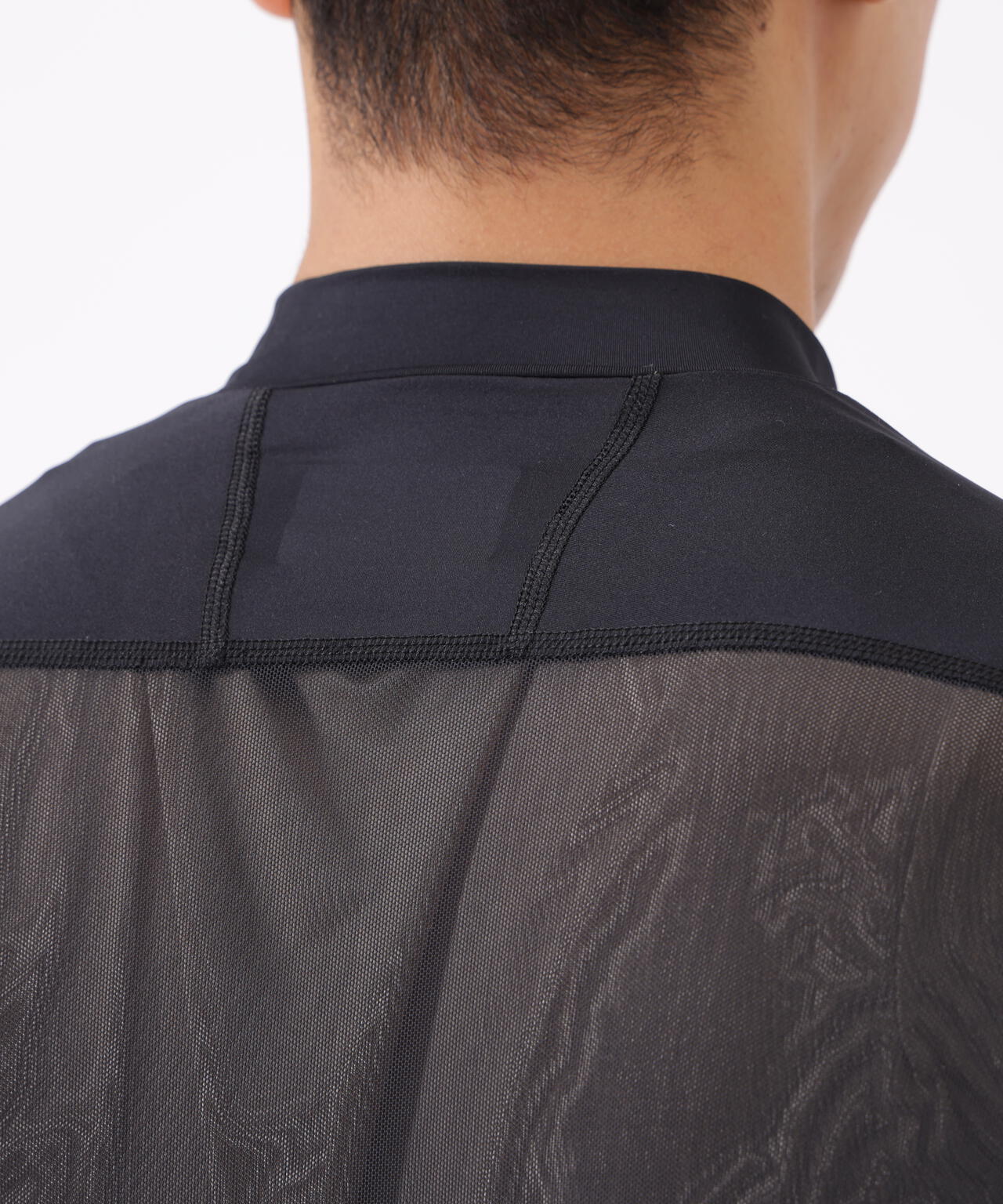UV 接触冷感 モックネック インナー プルオーバー (MENS) | new