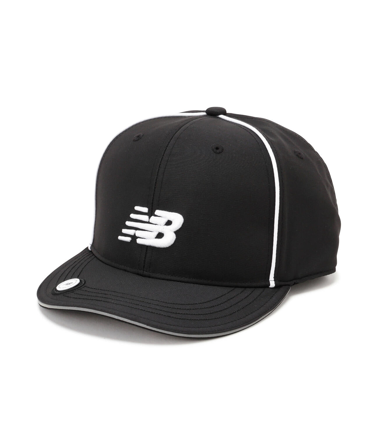 マグネット式マーカー付き セミカーブドブリムキャップ (MENS)