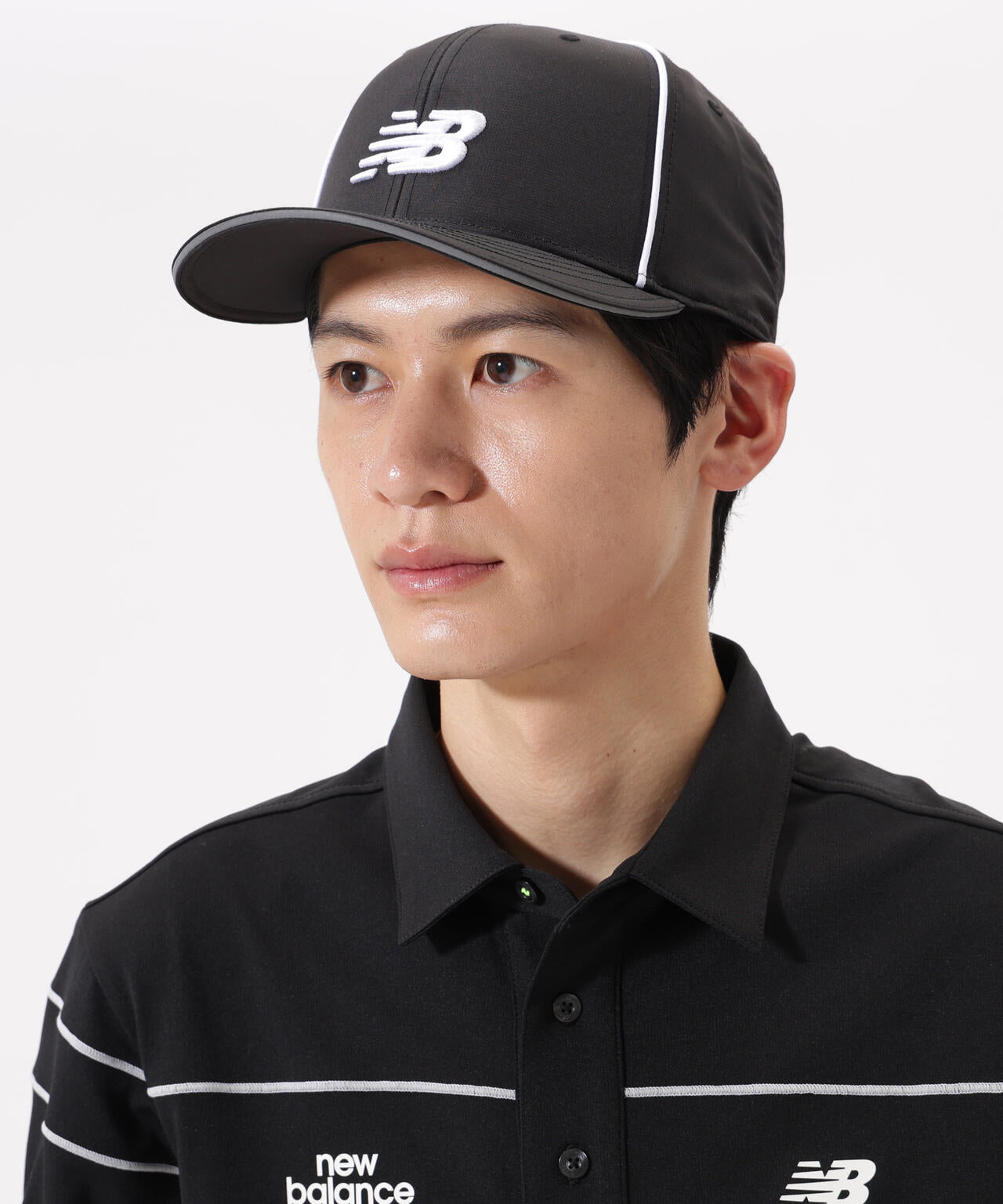 マグネット式マーカー付き セミカーブドブリムキャップ (MENS)