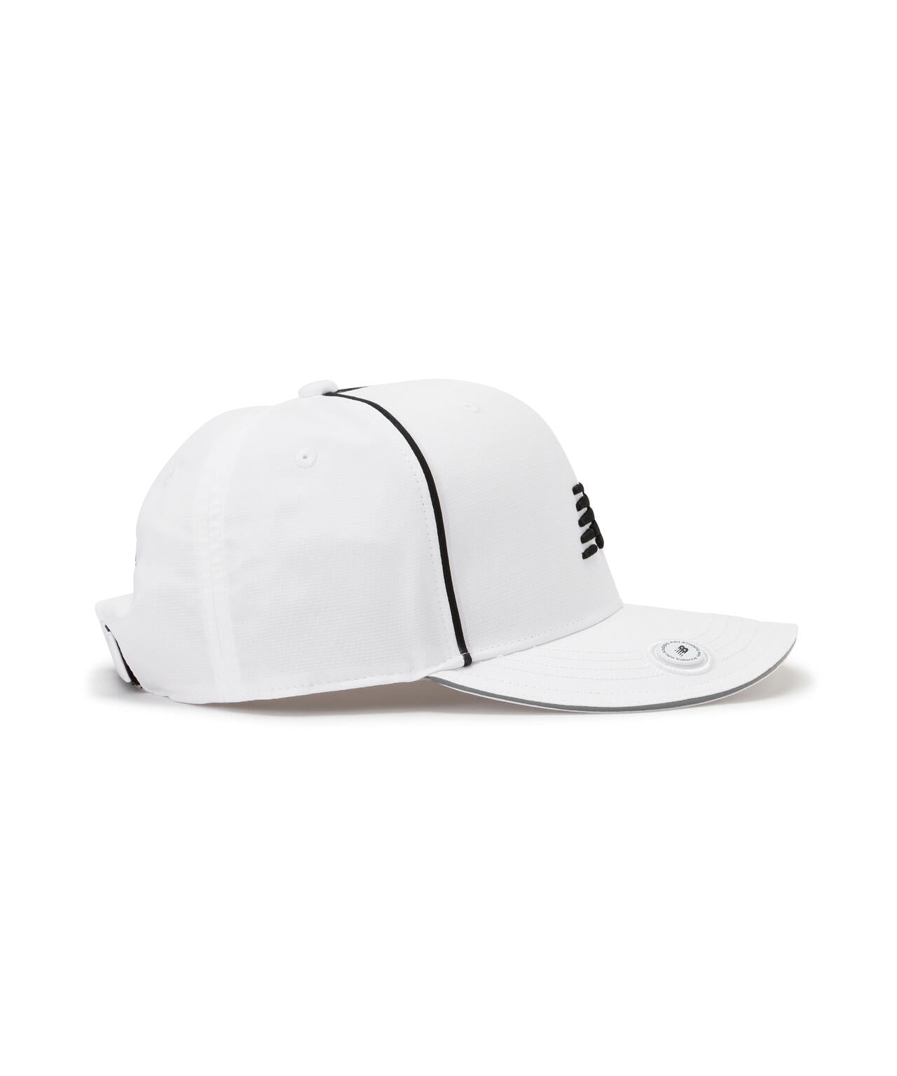 マグネット式マーカー付き セミカーブドブリムキャップ (MENS)