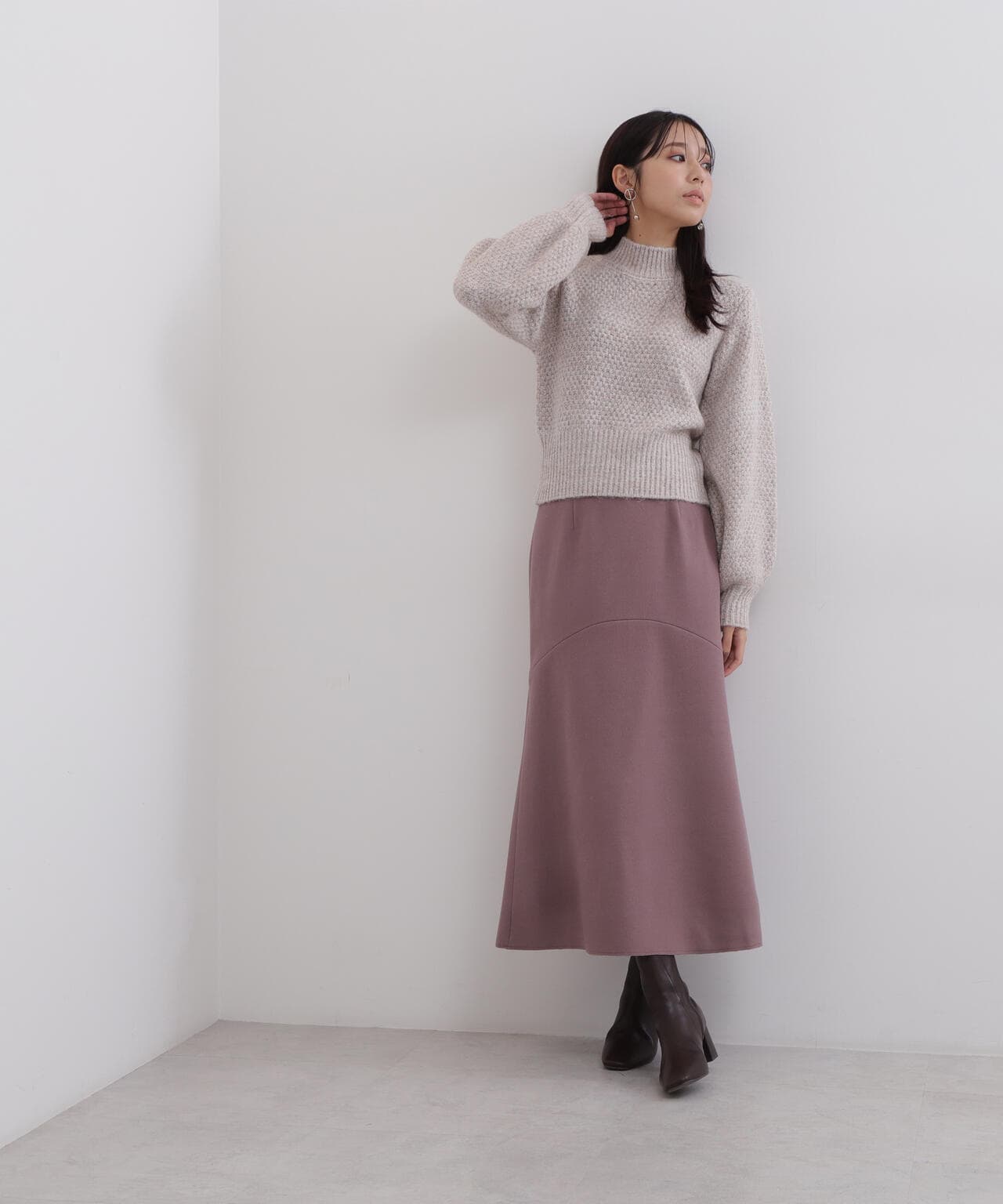 メルトンライクマーメイドスカート