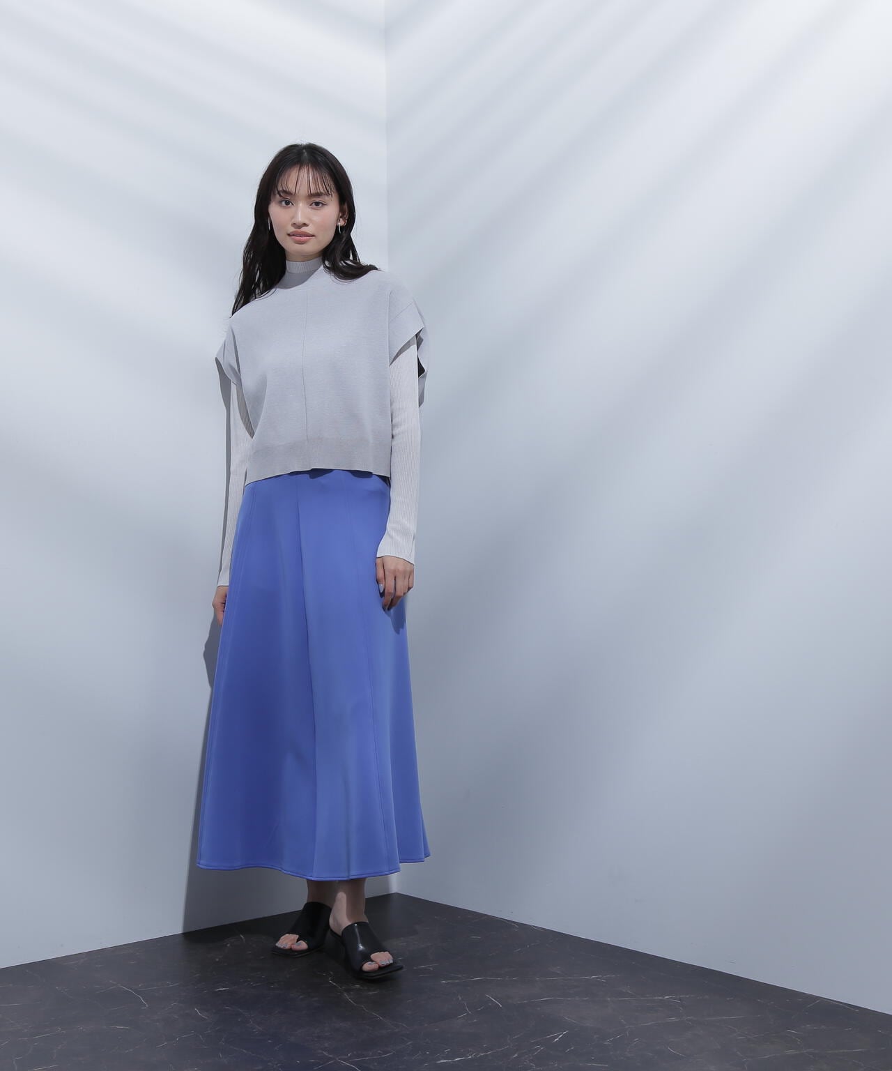 ダンボールニットサーキュラースカート | NATURAL BEAUTY BASIC