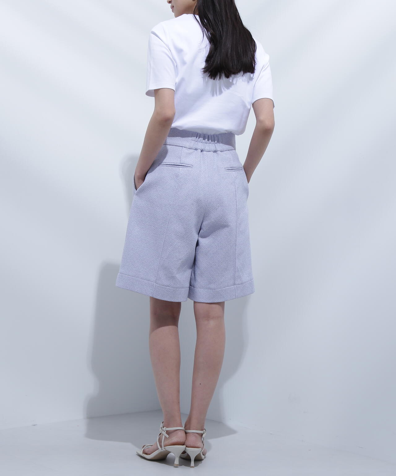 ツイードハーフパンツ