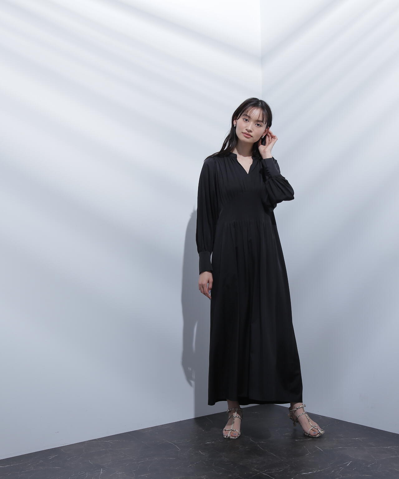 サックフレアワンピース | NATURAL BEAUTY BASIC（ナチュラル