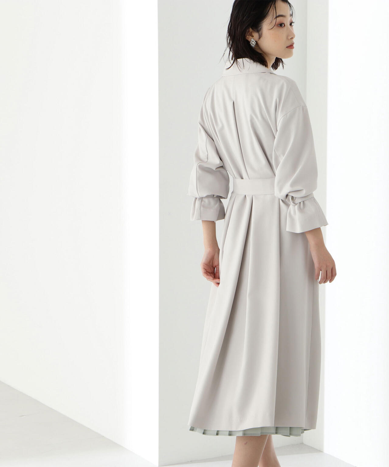 【美人百花掲載】クリアツイルドレストレンチコート