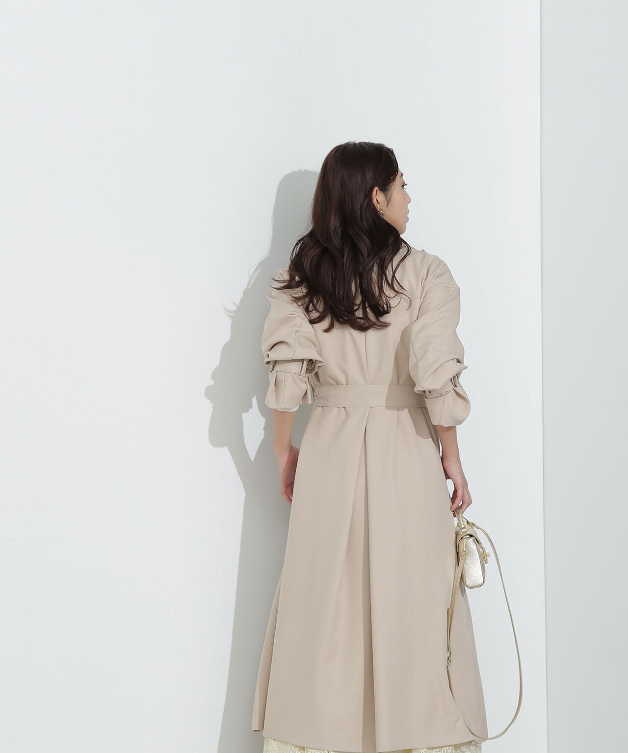 【美人百花掲載】クリアツイルドレストレンチコート