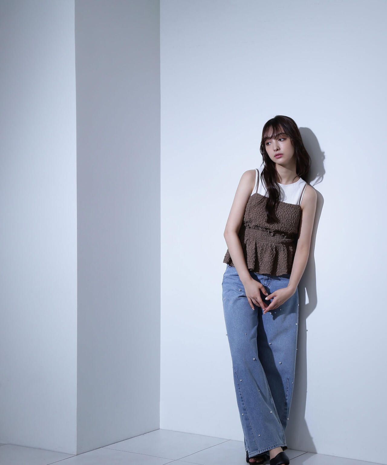 ふくれジャガードキャミソール* | NATURAL BEAUTY BASIC（ナチュラル