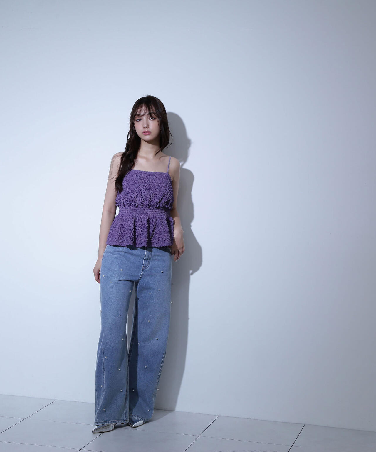ふくれジャガードキャミソール* | NATURAL BEAUTY BASIC（ナチュラル