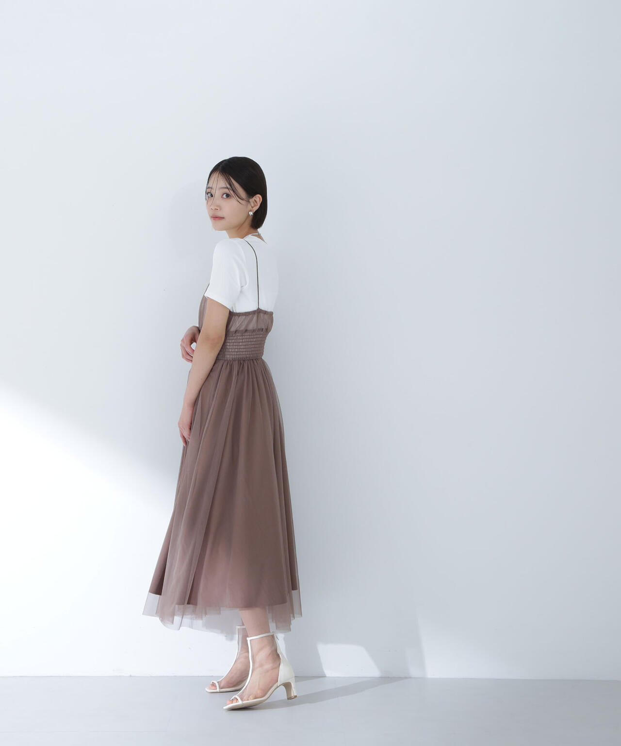 チュールキャミワンピース* | NATURAL BEAUTY BASIC（ナチュラル