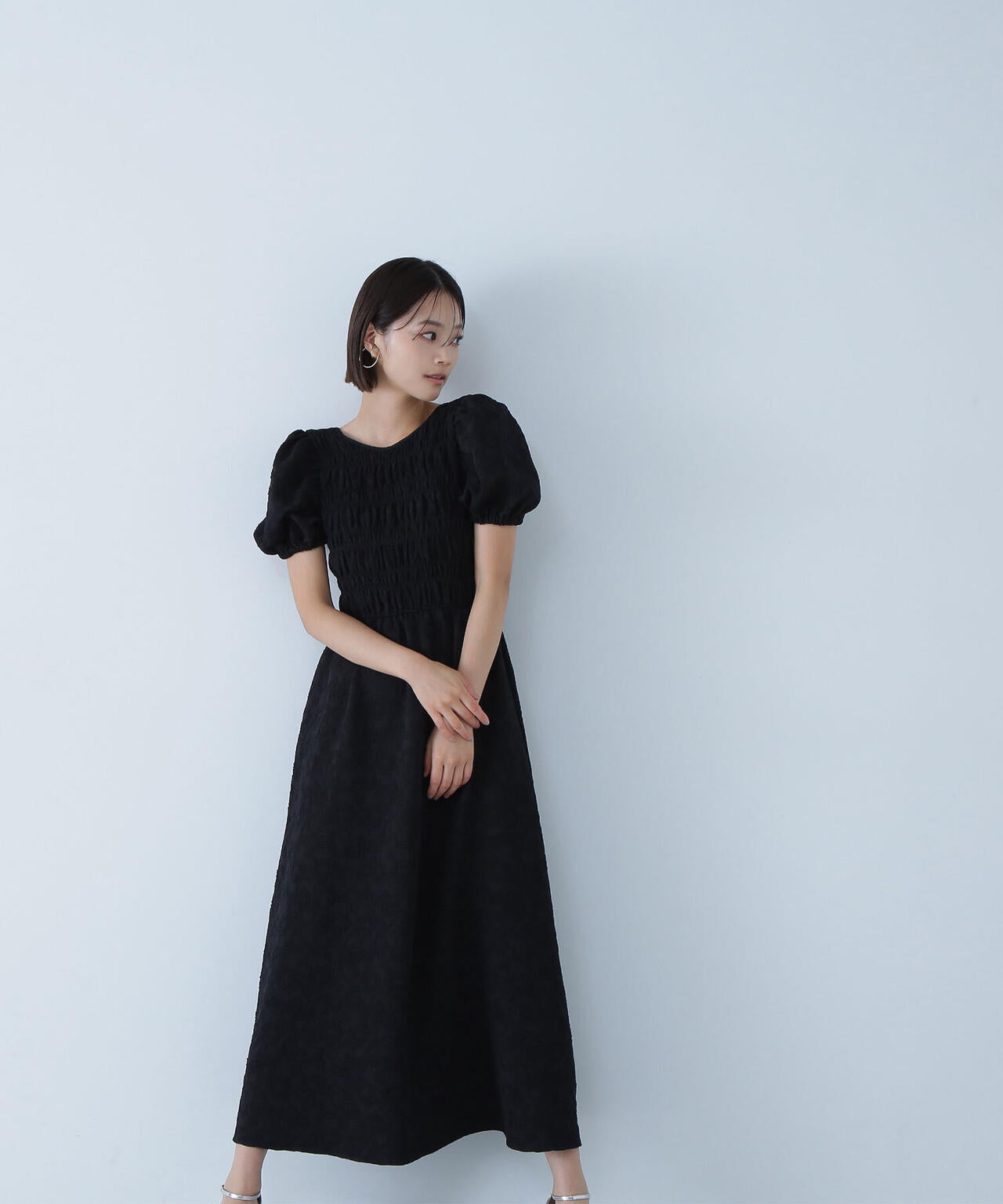 バックオープンシャーリングワンピース* | NATURAL BEAUTY BASIC