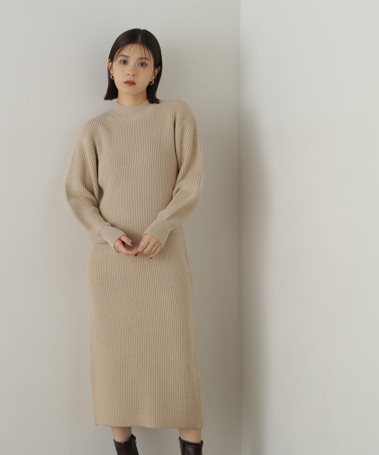 コンパクトビスチェニットワンピース | NATURAL BEAUTY BASIC