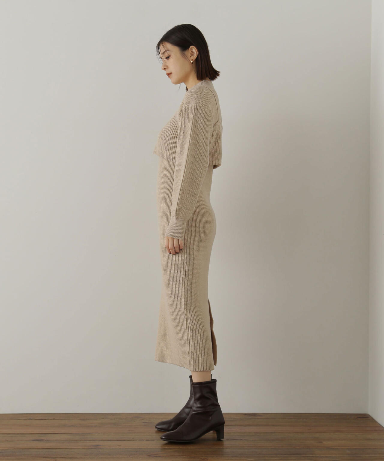 コンパクトビスチェニットワンピース | NATURAL BEAUTY BASIC