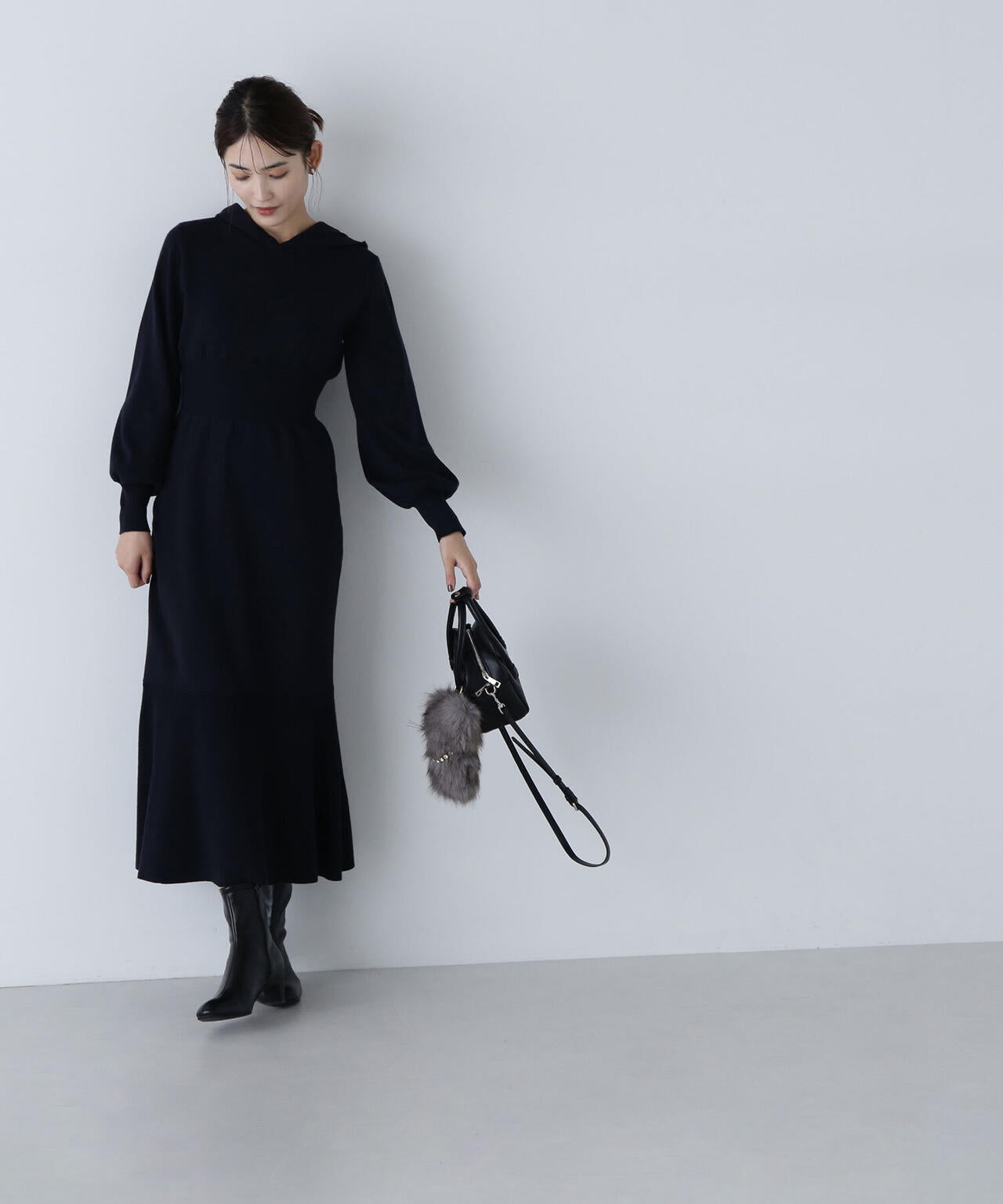 フーディーニットワンピース | NATURAL BEAUTY BASIC（ナチュラル