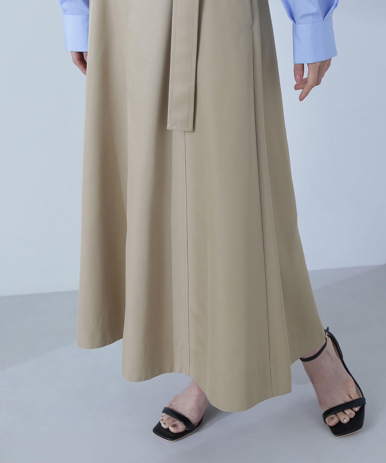 ベルテッドフォルムフレアスカート | NATURAL BEAUTY BASIC  