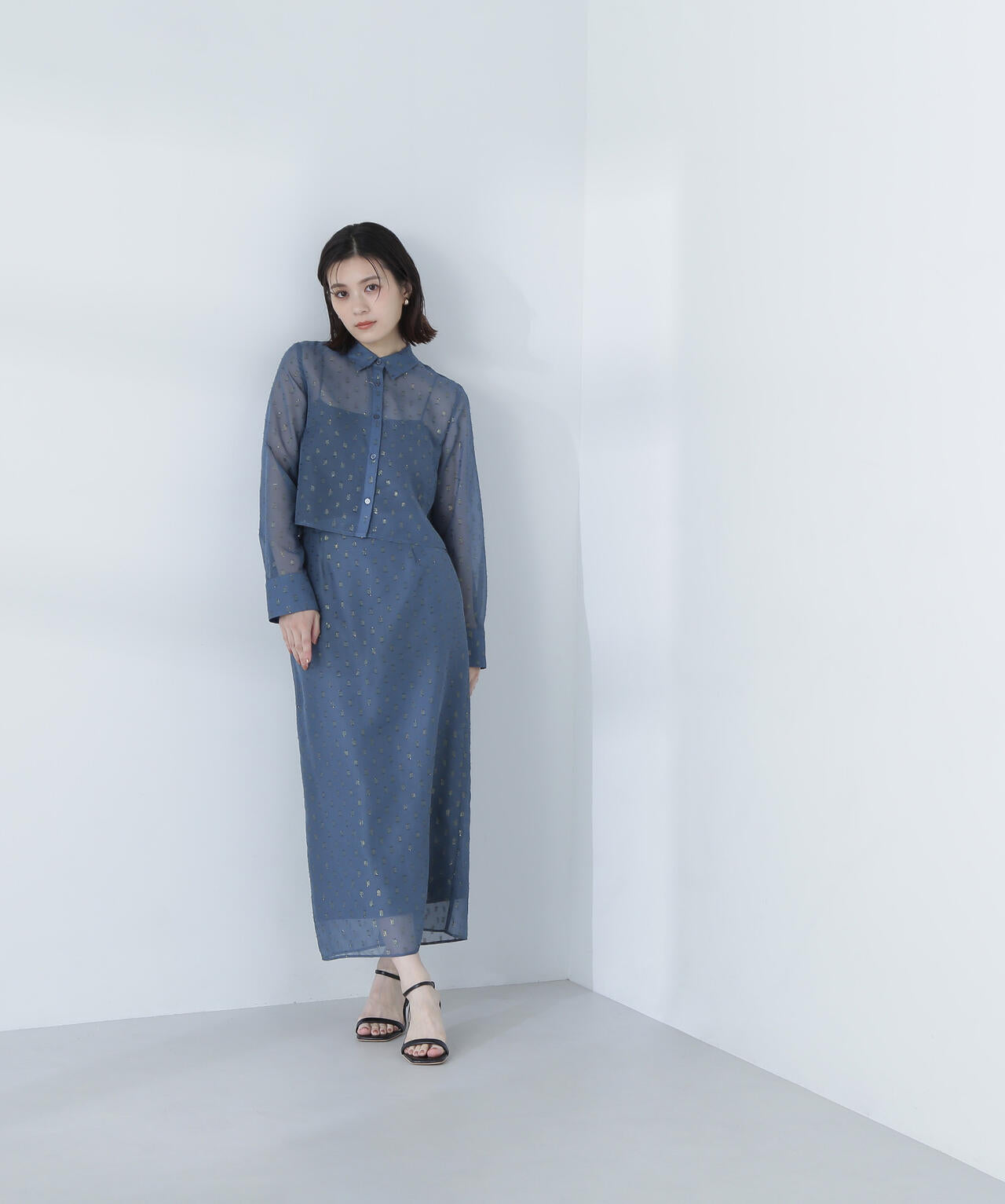 新品 NATURAL BEAUTY BASIC ロゼットリーフジャガードスカート NATURAL BEAUTY BASIC（ナチュラルビューティーベーシック）の