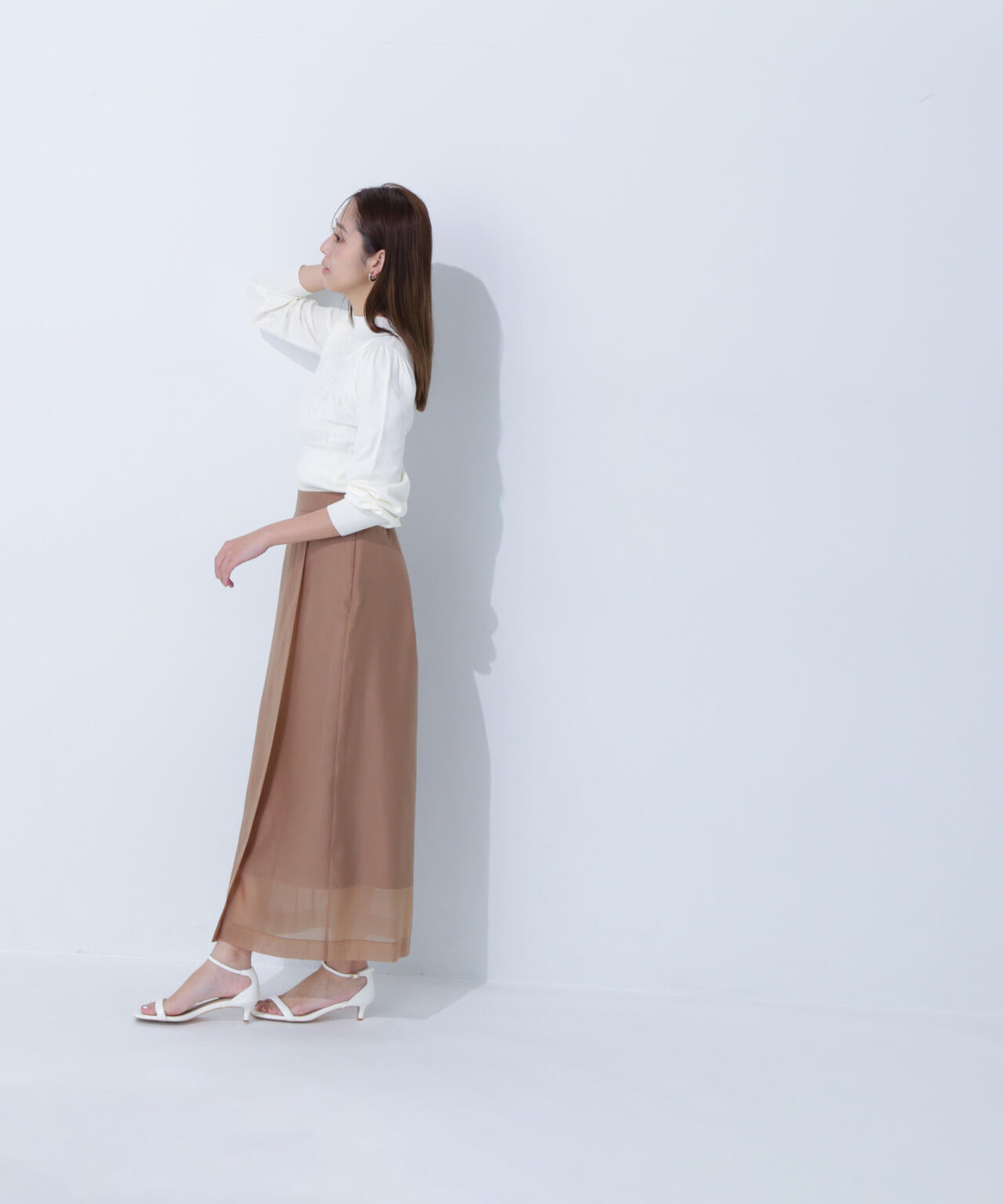 シアーオーガンジーナロースカート | NATURAL BEAUTY BASIC